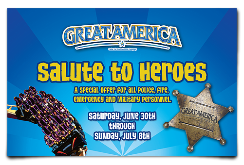 Great America Salute To Heroes